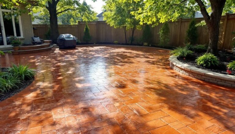 stamped concrete outdoor upgrades